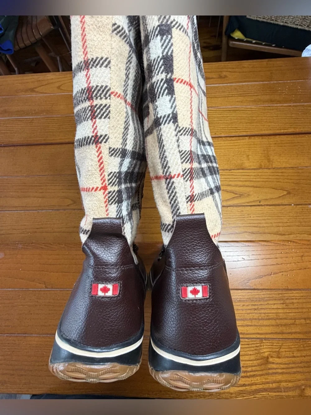 Pajar Canada Tall Plaid Winter Boots – NWT – Size 8/8.5 (EU 39)